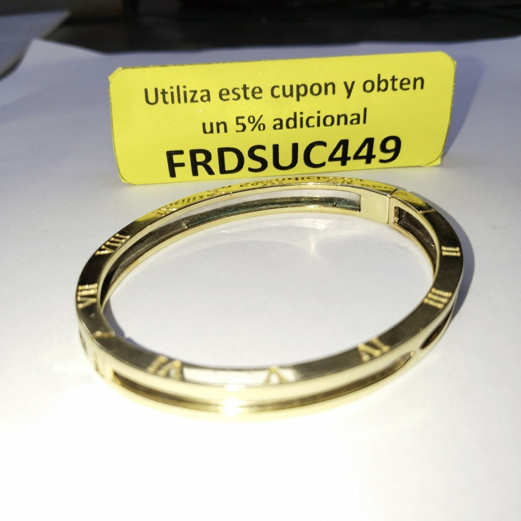 PULSERA RIGIDA ORO 14 K 25.1 GRMS (SEMINUEVO)