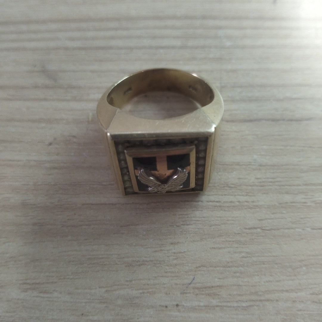 ANILLO ORO 14 K 13 GRMS (SEMINUEVO)