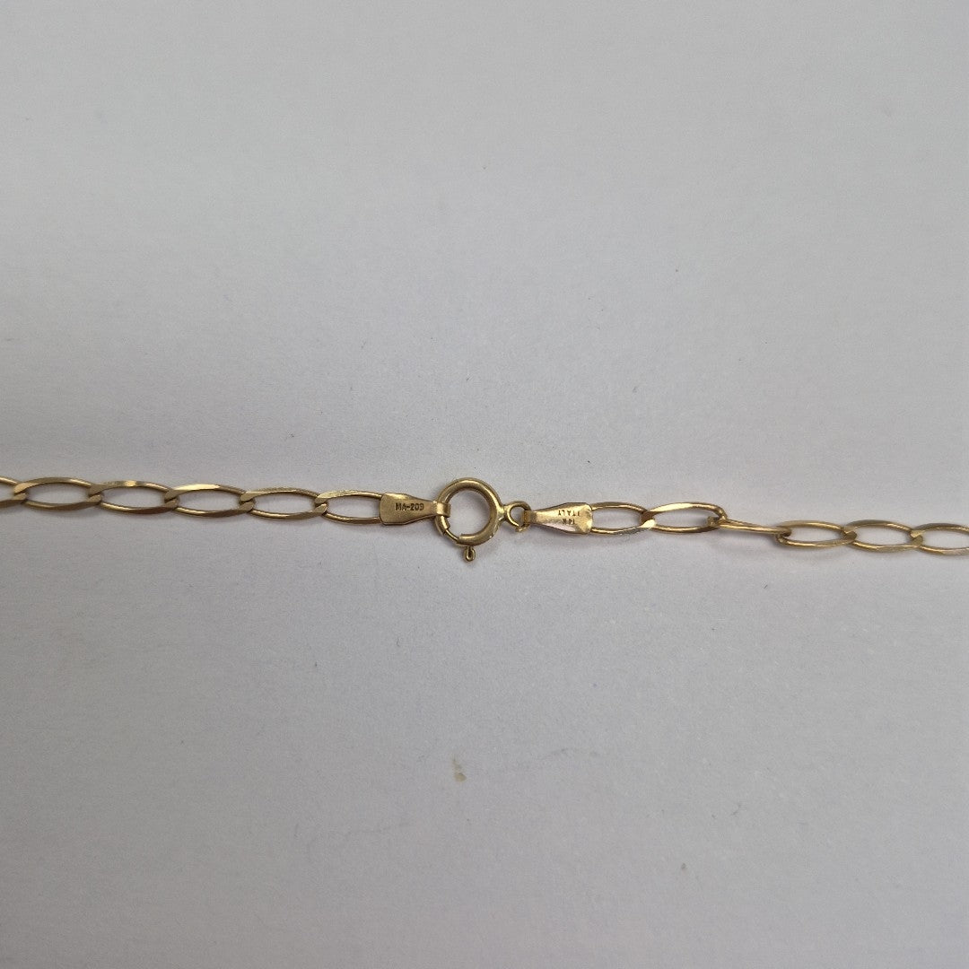 CADENA ORO 14 K 3.4 GRMS (SEMINUEVO)