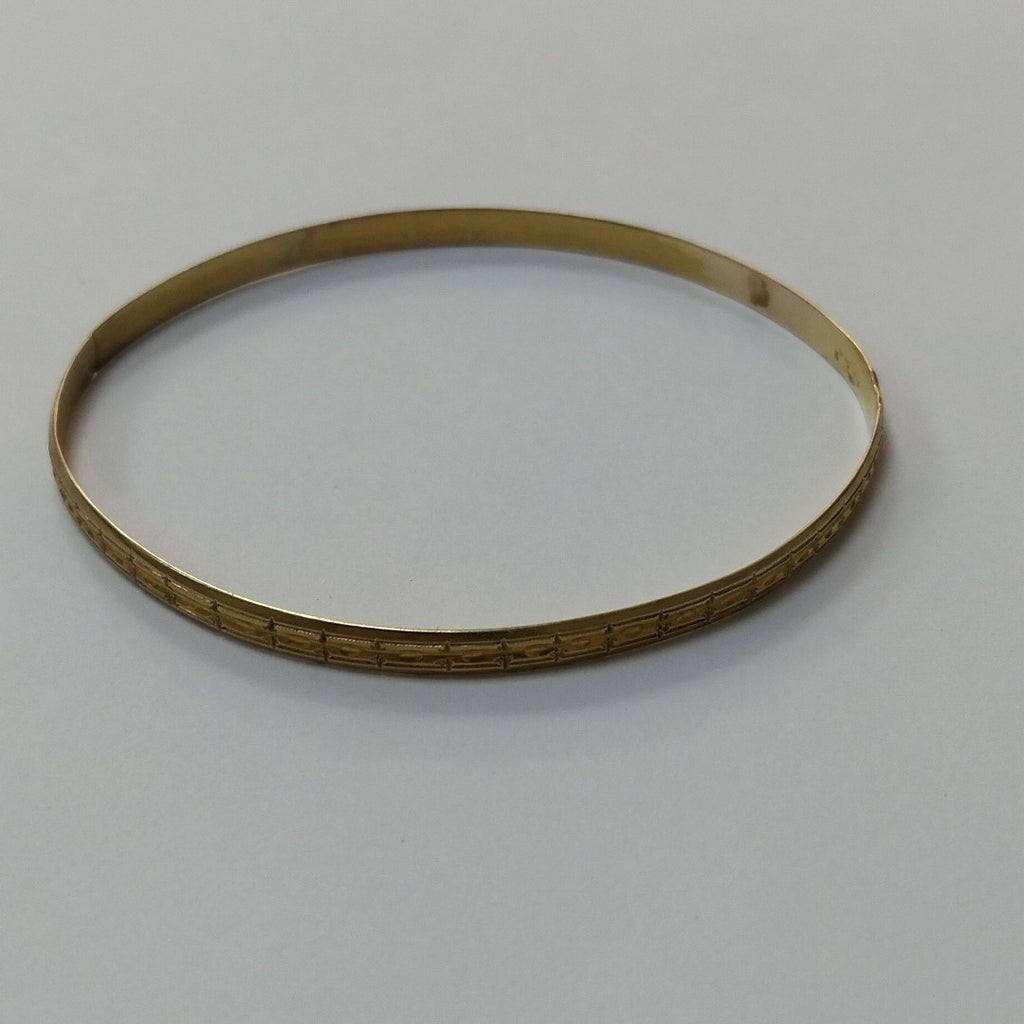 PULSERA RIGIDA ORO 10 K 6,50 GRMS (SEMINUEVO)