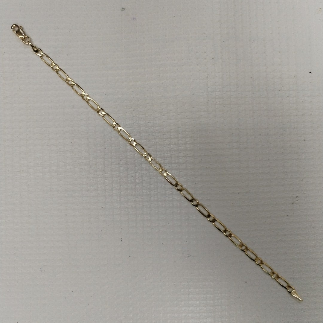 PULSERAS 1X1 ORO 14K 18 CM 2.7 GR (NUEVO)