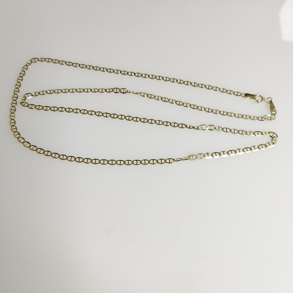 CADENAS TEJIDO GUCHI ORO 10K 60 CM 4.5 GR (NUEVO)