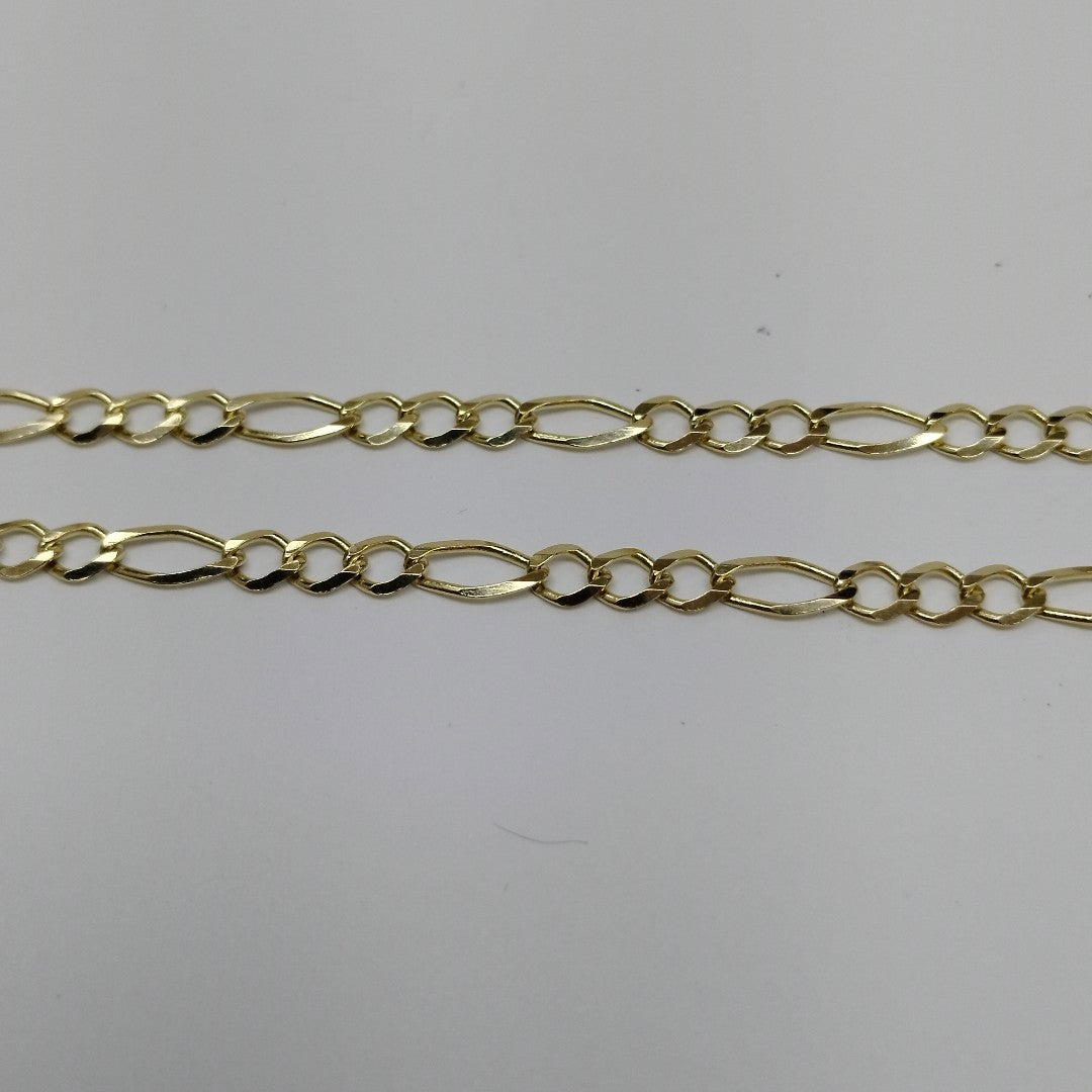 CADENAS TEJIDO 3X1 ORO 10K 50 CM 6.4 GR (NUEVO)