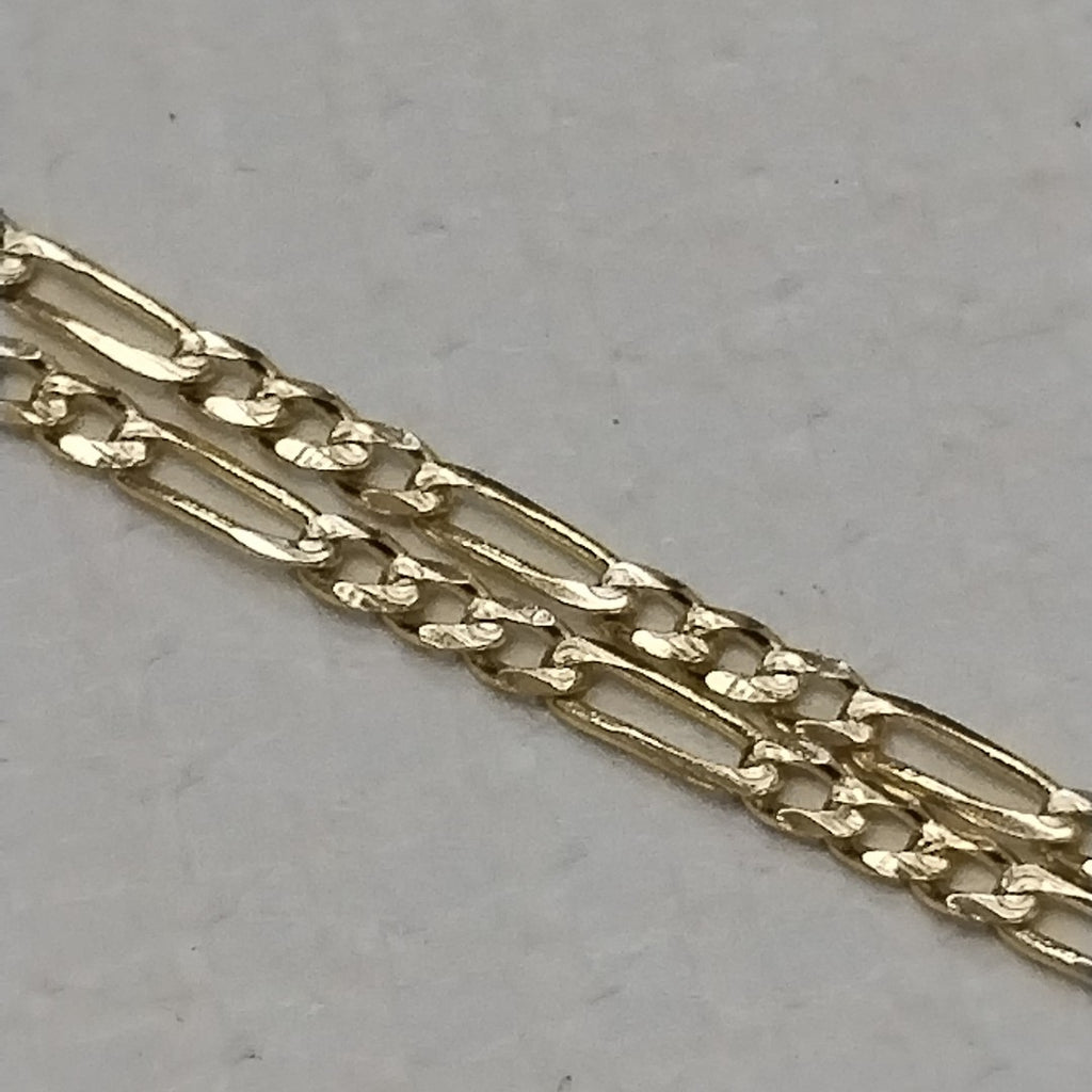 PULSERAS BARBADA ORO 14K 21 CM 1.7 GR (NUEVO)