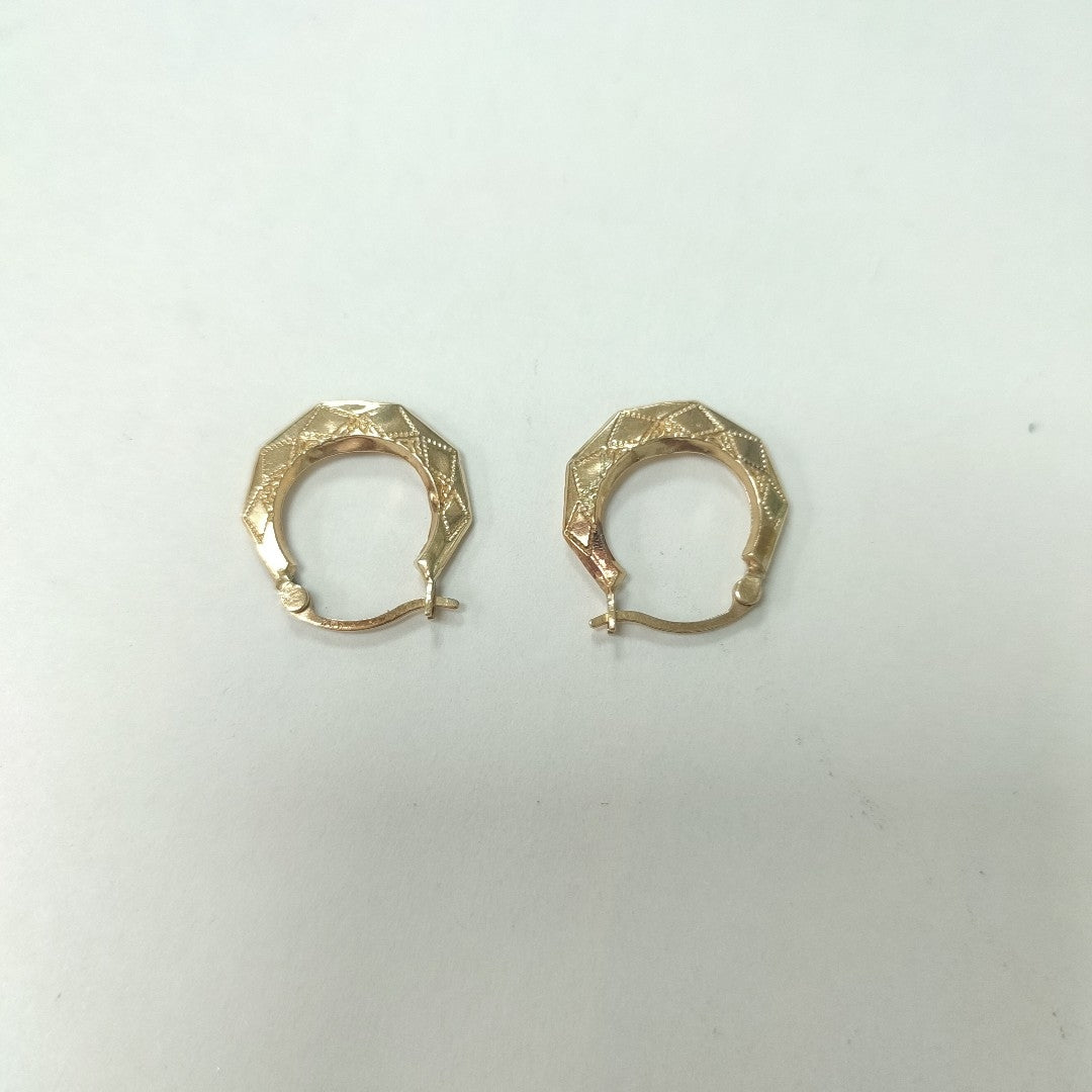 ARRACADAS PAR ORO 14 K 1,30 GRMS (SEMINUEVO)