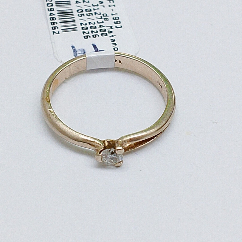 ANILLITO ORO BLANCO 14 K 3 GRMS (SEMINUEVO)