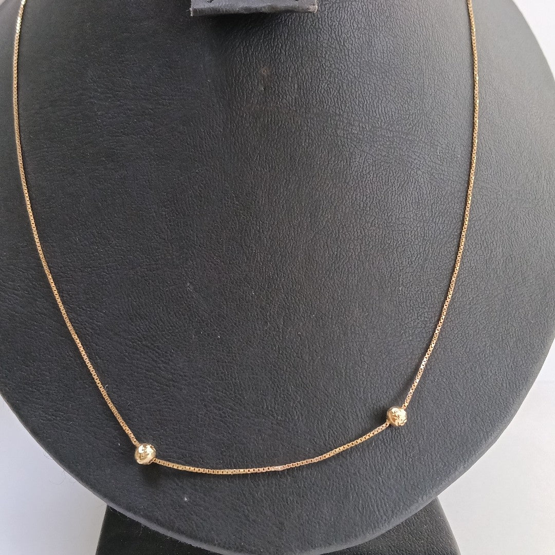 GARGANTILLA ORO 14 K 1.9 GRMS (SEMINUEVO)