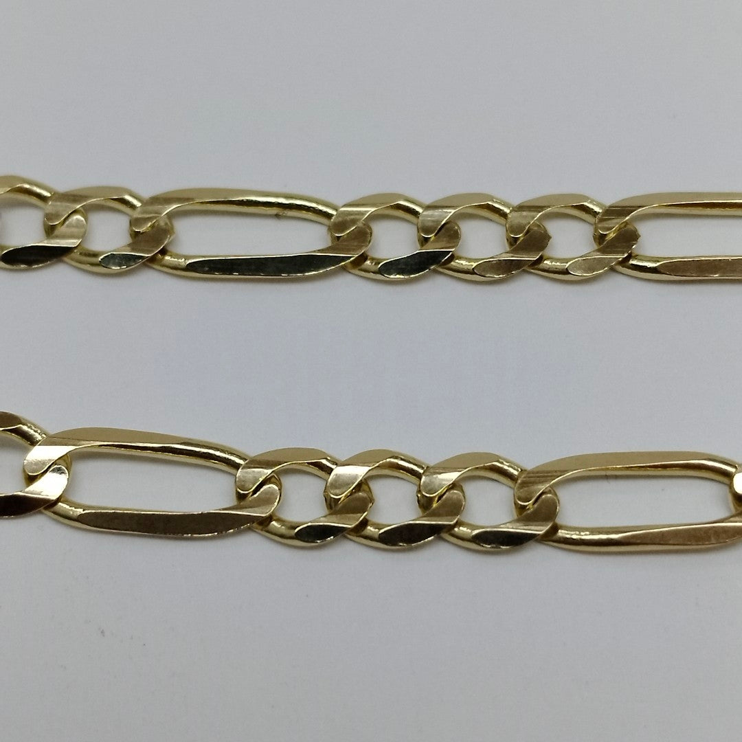 PULSERAS TEJIDO 3X1 ORO 14K 18 CM 5.3 GR (NUEVO)