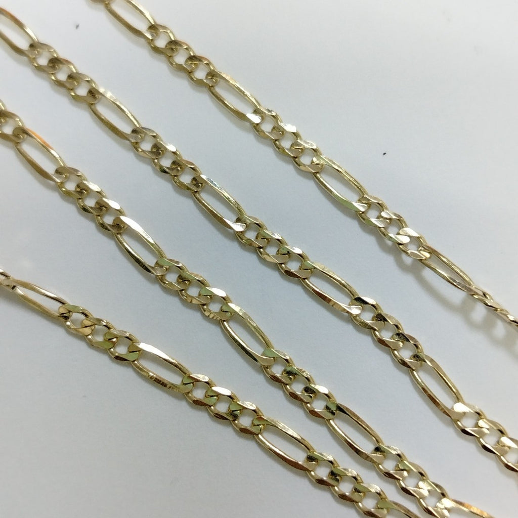 CADENAS 3X1 ORO 14K 60 CM 8.9 GR (NUEVO)