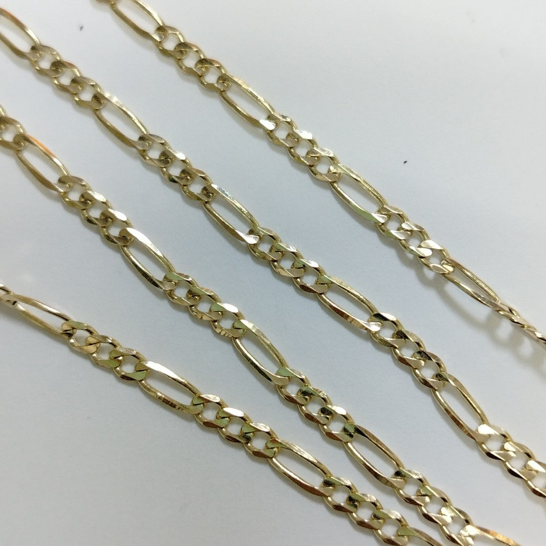 CADENAS 3X1 ORO 14K 60 CM 8.9 GR (NUEVO)