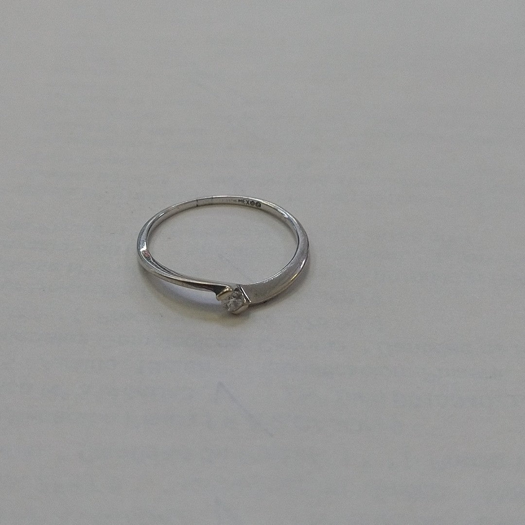 ANILLITO ORO BLANCO 18 K 1.4 GRMS (SEMINUEVO)