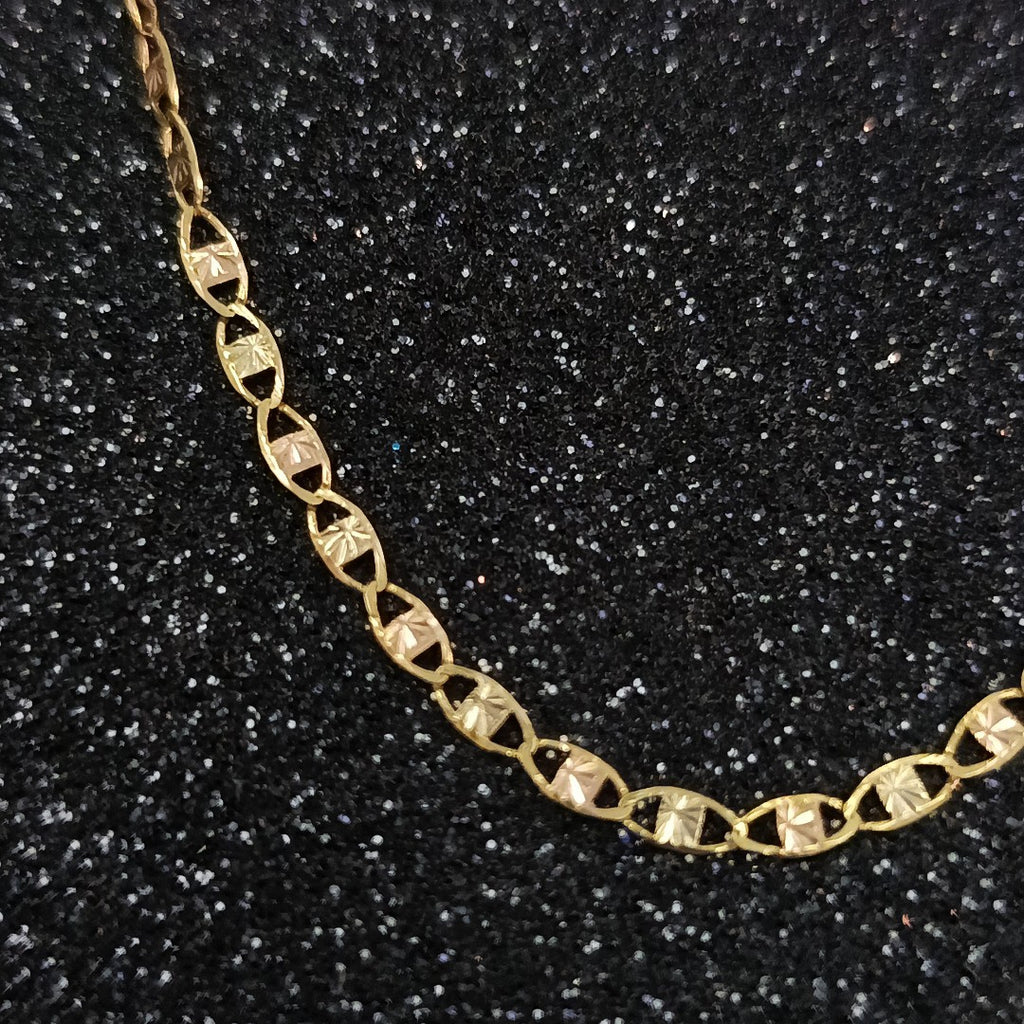 CADENA ORO COMBINADO 10 K 2.6 GRMS (SEMINUEVO)