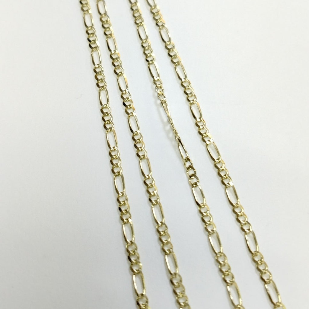 CADENAS 3X1 ORO 14K 55 CM 5.2 GR (NUEVO)