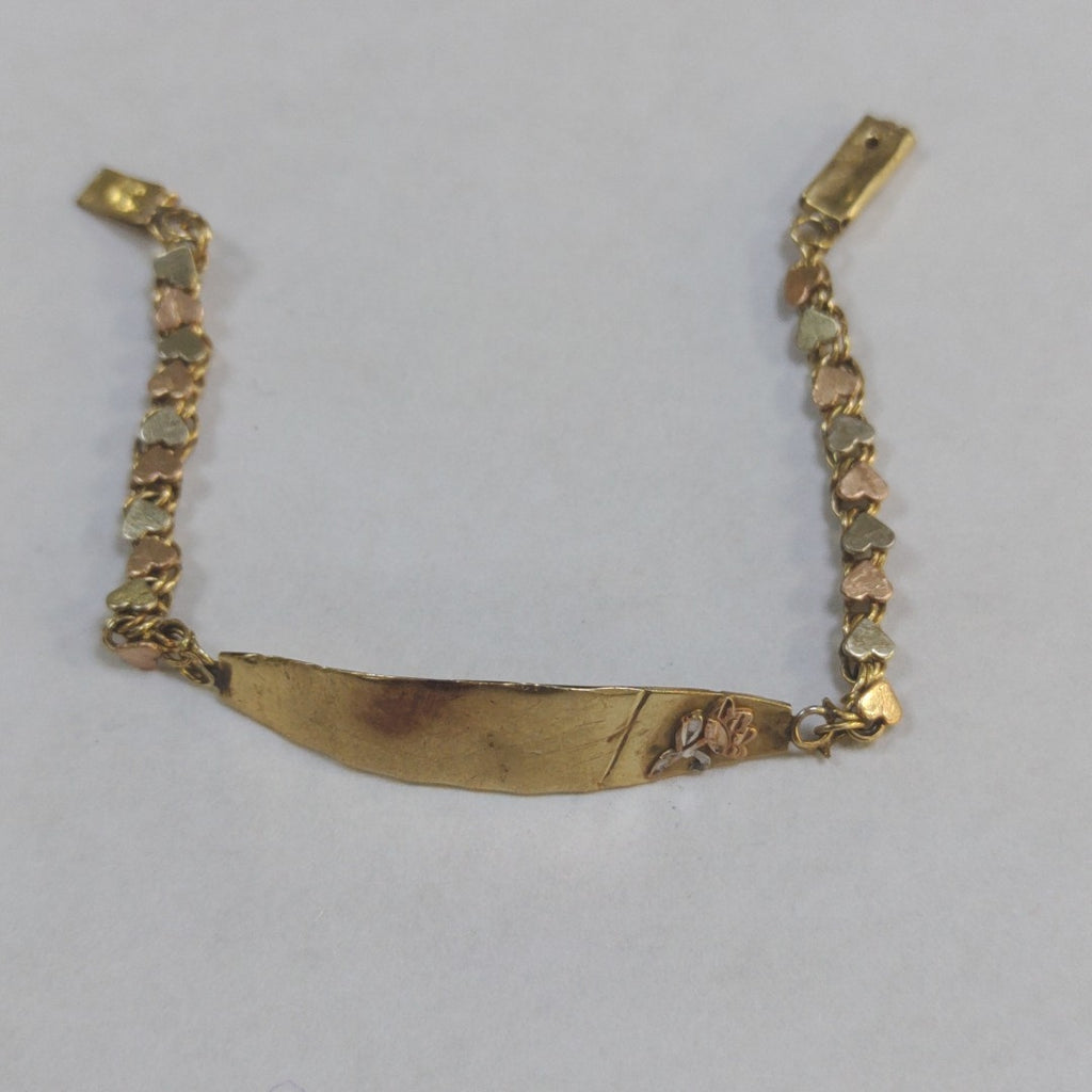 ESCLAVA ORO COMBINADO 10 K 4 GRMS (SEMINUEVO)