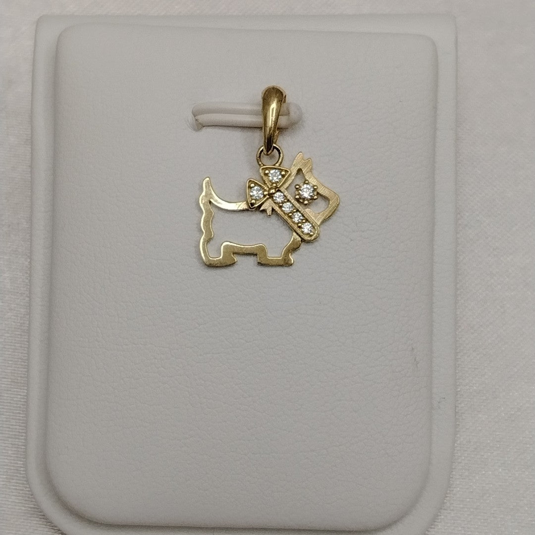 DIJES PERRO ORO 10K 1.1 GR (NUEVO)
