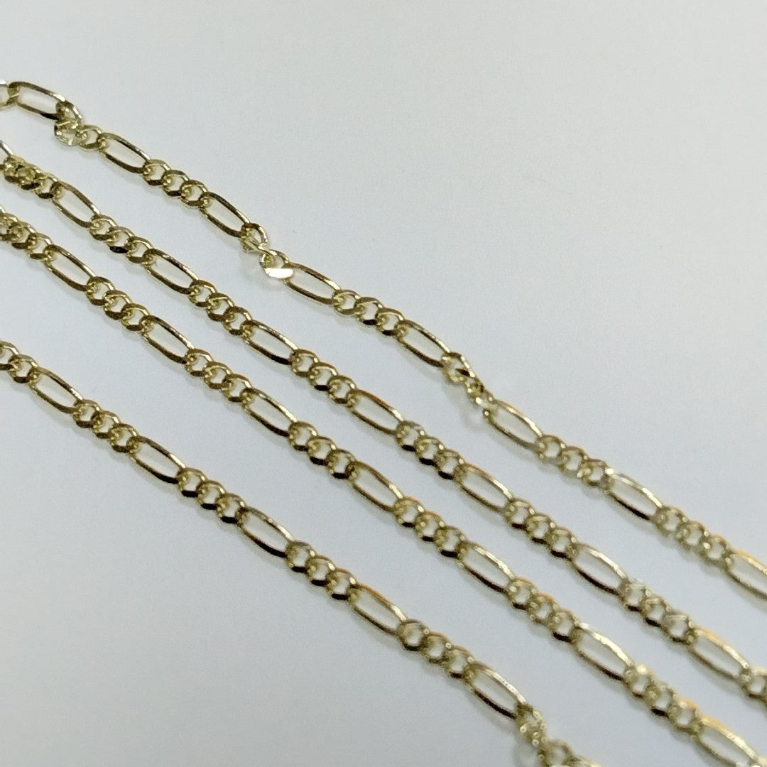 CADENAS TEJIDO 3X1 ORO 10K 50 CM 2.9 GR (NUEVO)