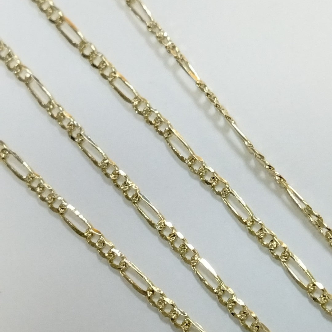 CADENAS 3X1 ORO 14K 55 CM 3.9 GR (NUEVO)