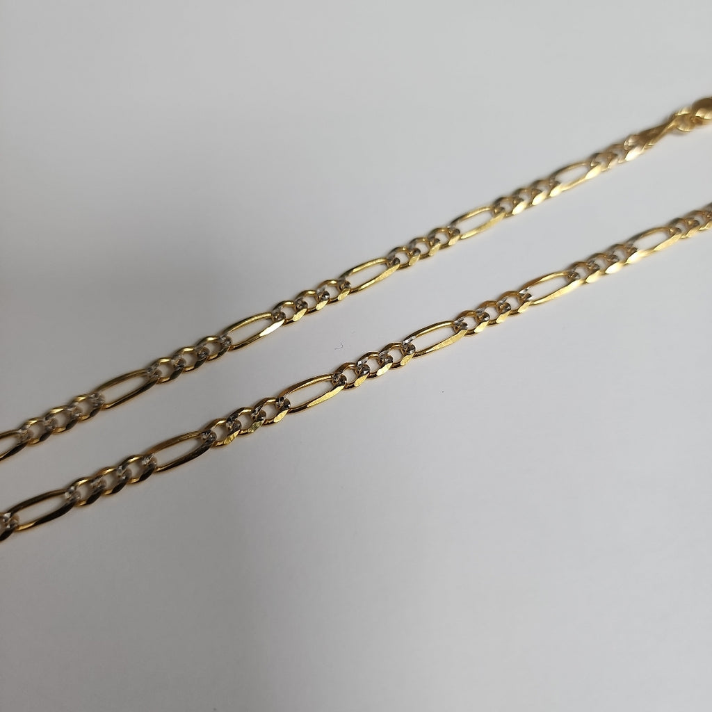 CADENAS 3X1 DIAMANTADA ORO 14K 55 CM 8.4 GR (NUEVO)