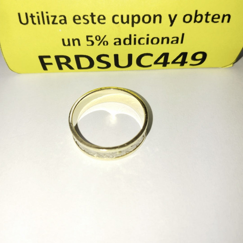 ANILLITO ORO, ORO COMBINADO 14 K 5.3 GRMS (SEMINUEVO)