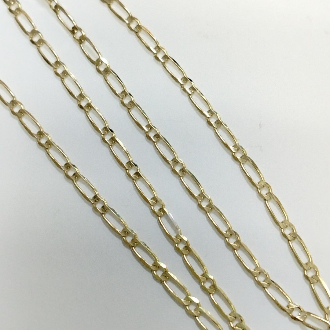 CADENAS 1X1 ORO 14K 55 CM 7.5 GR (NUEVO)