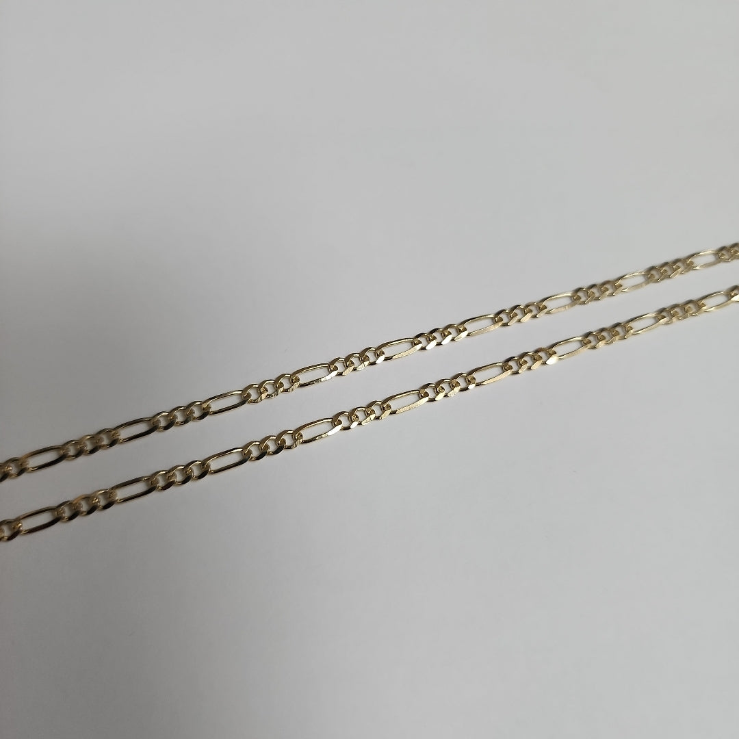 CADENAS 3X1 ORO 14K 55 CM 5.1 GR (NUEVO)