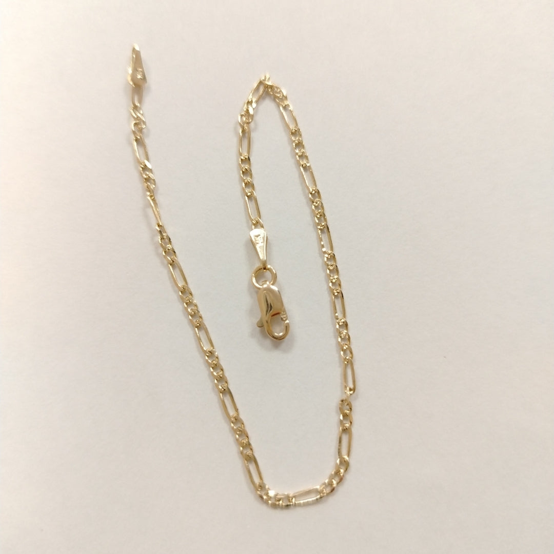 PULSERAS 3X1 ORO 14K 18 CM 1.5 GR (NUEVO)