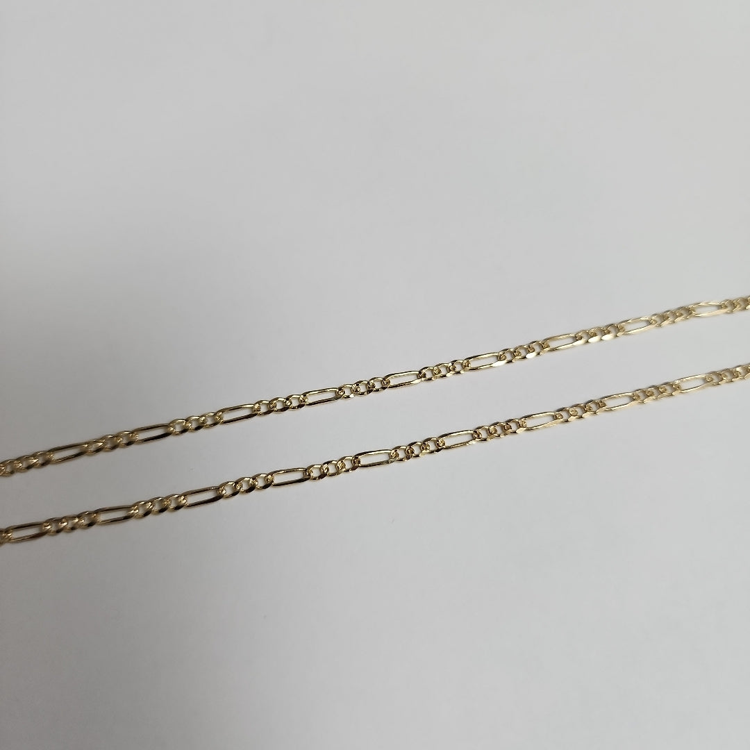 CADENAS 3X1 ORO 14K 55 CM 4 GR (NUEVO)