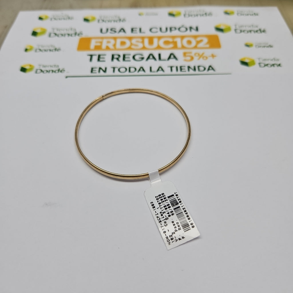 PULSERA RIGIDA ORO 14 K 4.3 GRMS (SEMINUEVO)