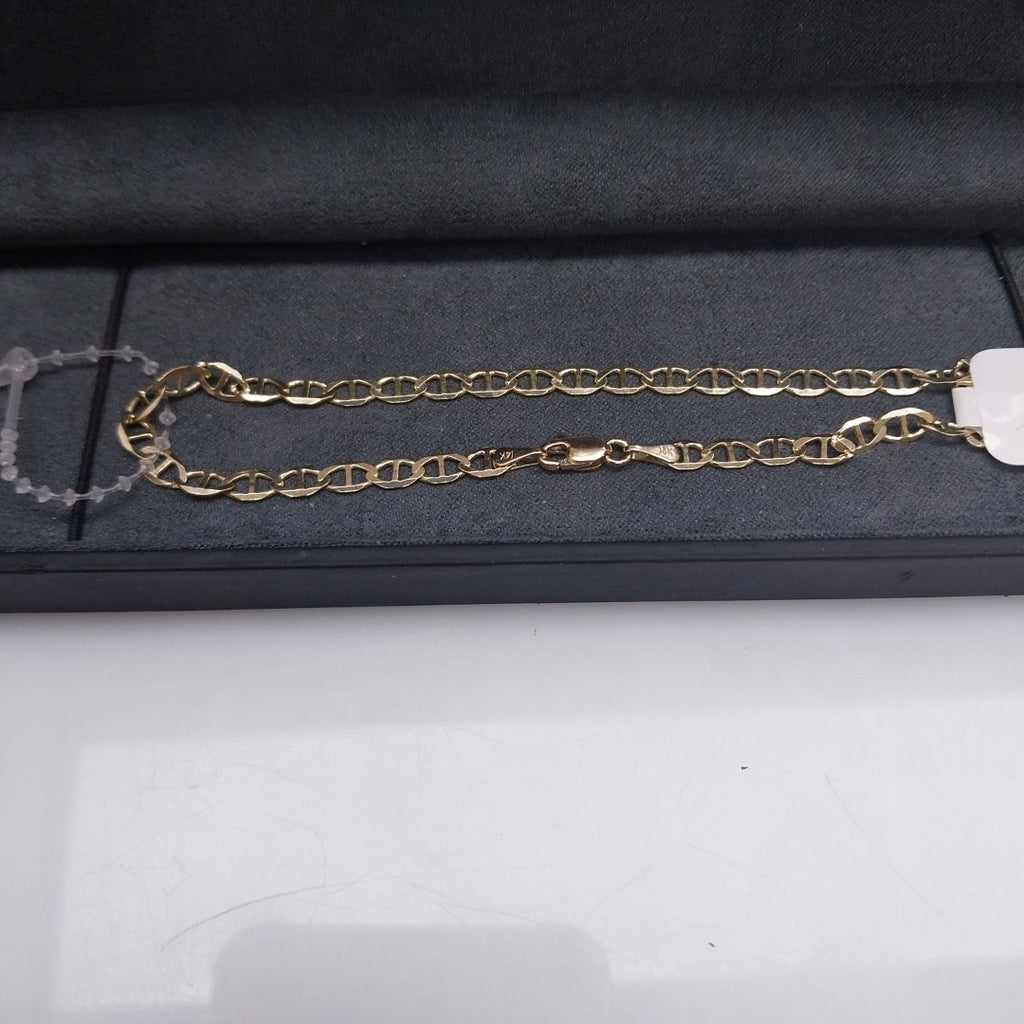 PULSERAS TEJIDO MARINERA ORO 14K 21 CM 3.2 GR (NUEVO)