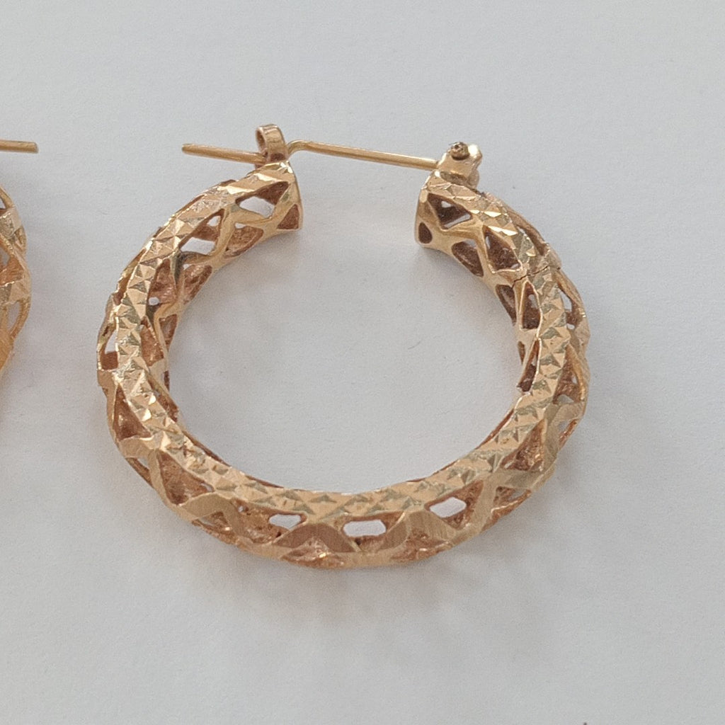 ARRACADAS PAR ORO 14 K 6.2 GRMS (SEMINUEVO)