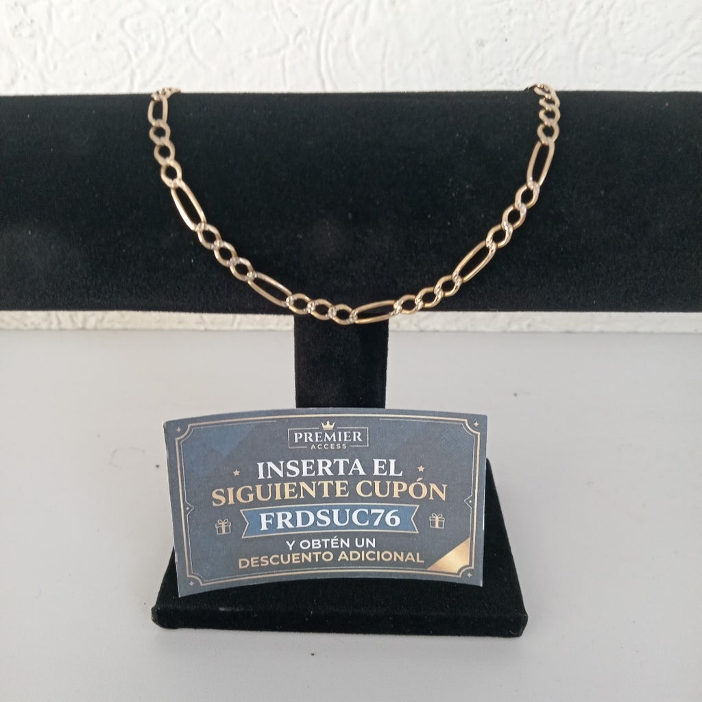 PULSERA ORO, RODIADO 14 K 4.8 GRMS (SEMINUEVO)