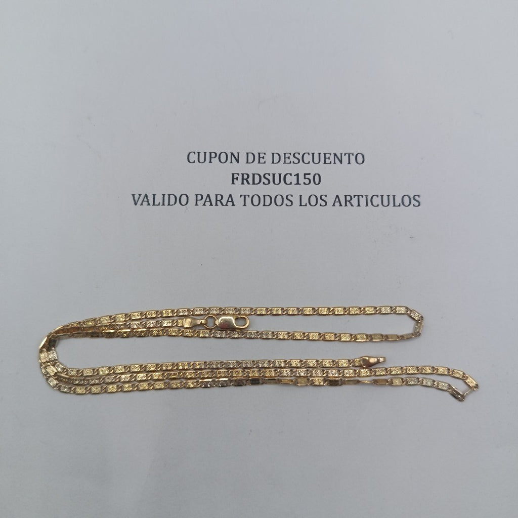 CADENA ORO 14 K 4.6 GRMS (SEMINUEVO)