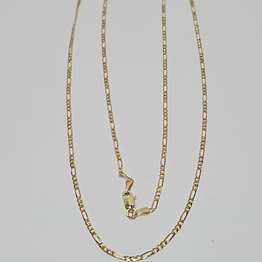CADENAS 3X1 ORO 14K 55 CM 3.9 GR (NUEVO)