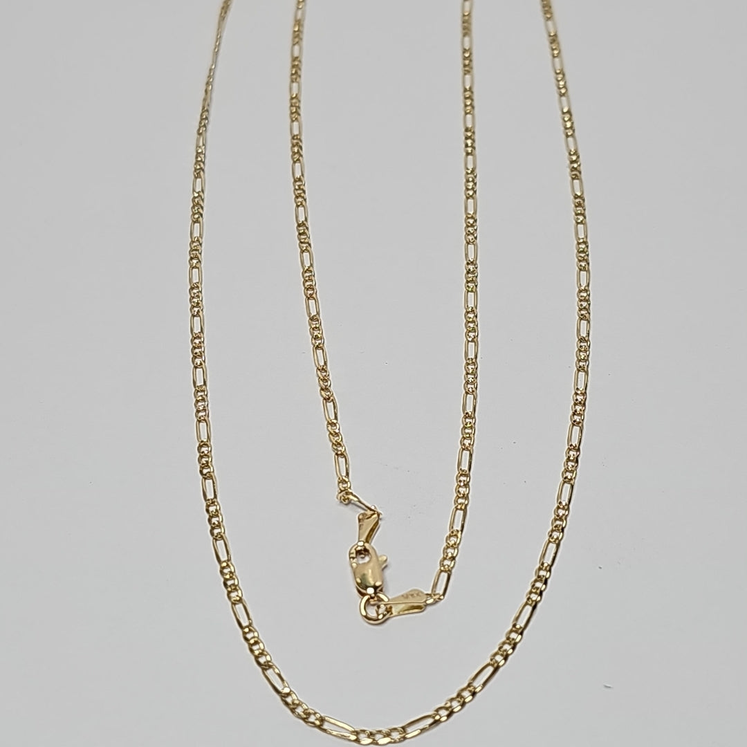 CADENAS 3X1 ORO 14K 55 CM 3.9 GR (NUEVO)