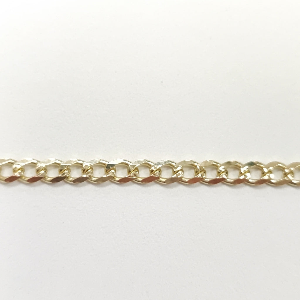 PULSERAS BARBADA ORO 14K 18 CM 4.6 GR (NUEVO)