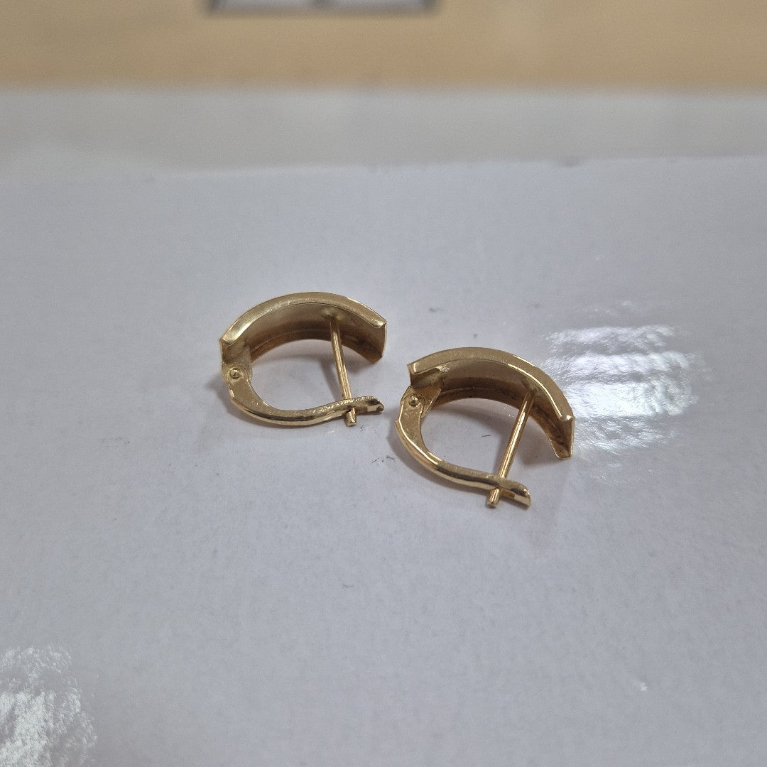 ARETES PAR ORO 18 K 2,00 GRMS (SEMINUEVO)