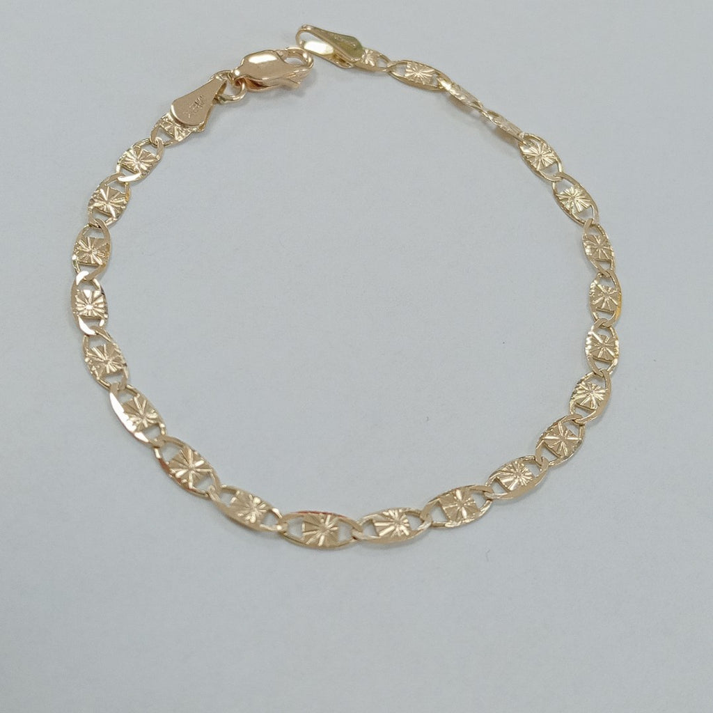 PULSERAS GUCHI ORO 14K 18 CM 2.9 GR (NUEVO)