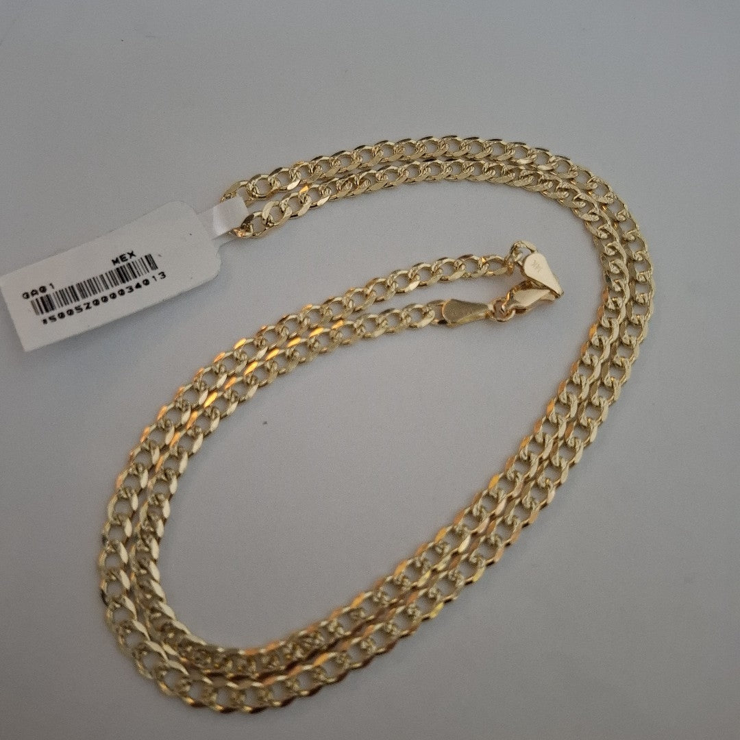 CADENAS BARBADA ORO 14K 55 CM 13.2 GR (NUEVO)