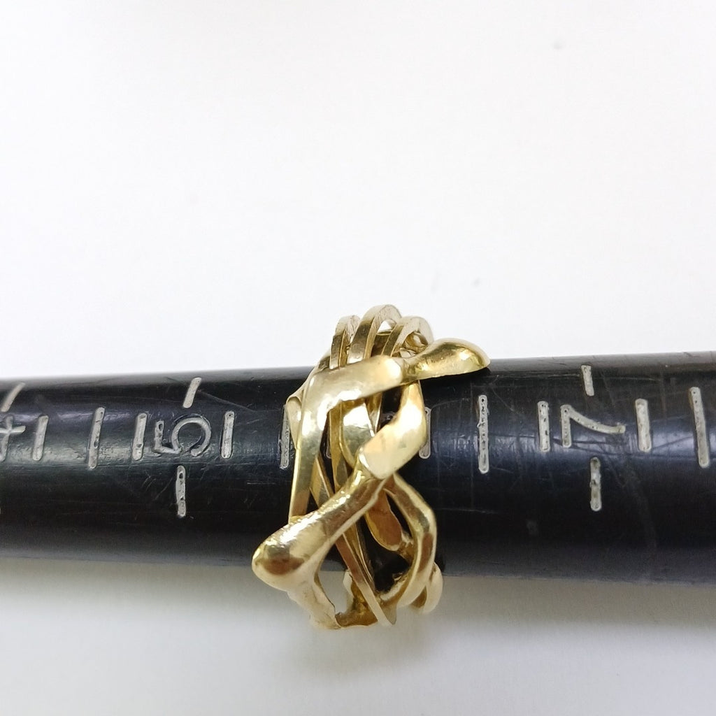 SEMANARIO DE ARGOLLAS ORO 14 K 7,50 GRMS (SEMINUEVO)