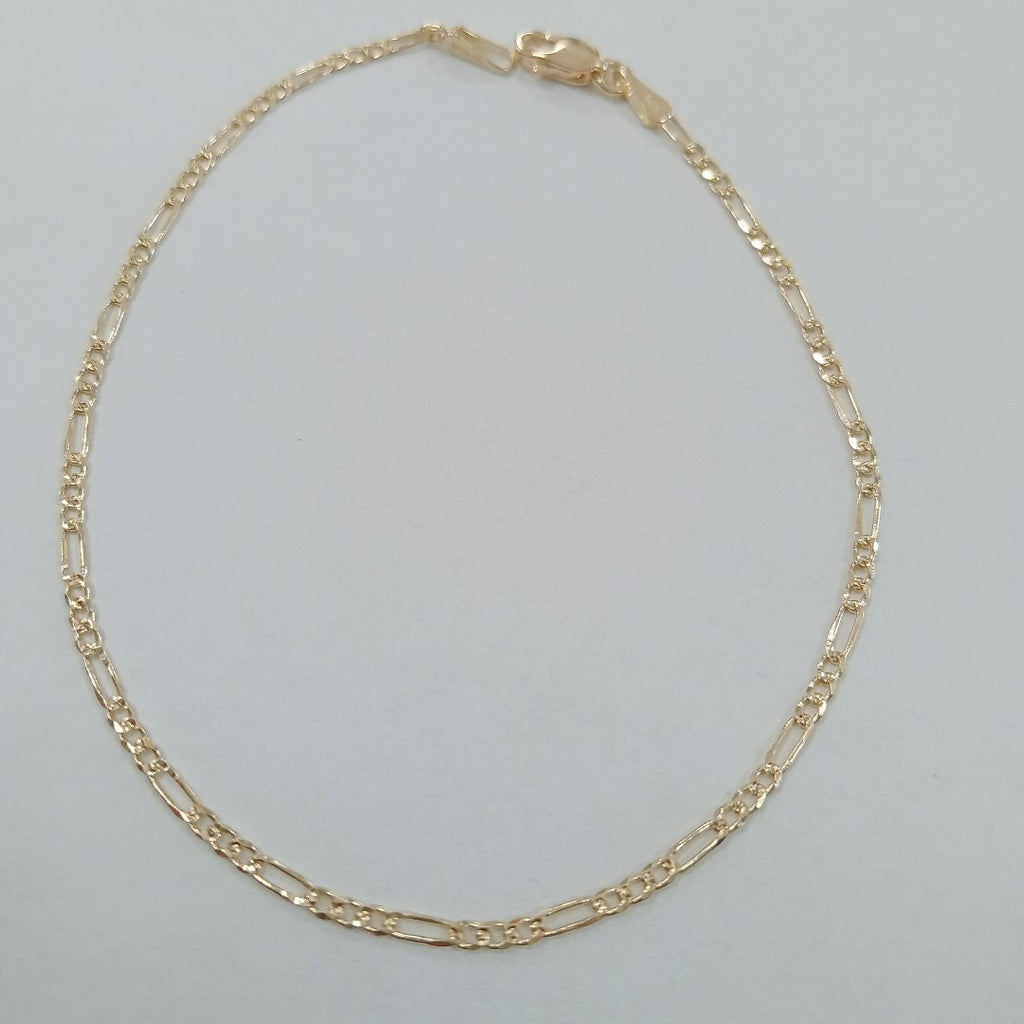 PULSERA 3X1 ORO 14K 21 CM 1.7 GR (NUEVO)