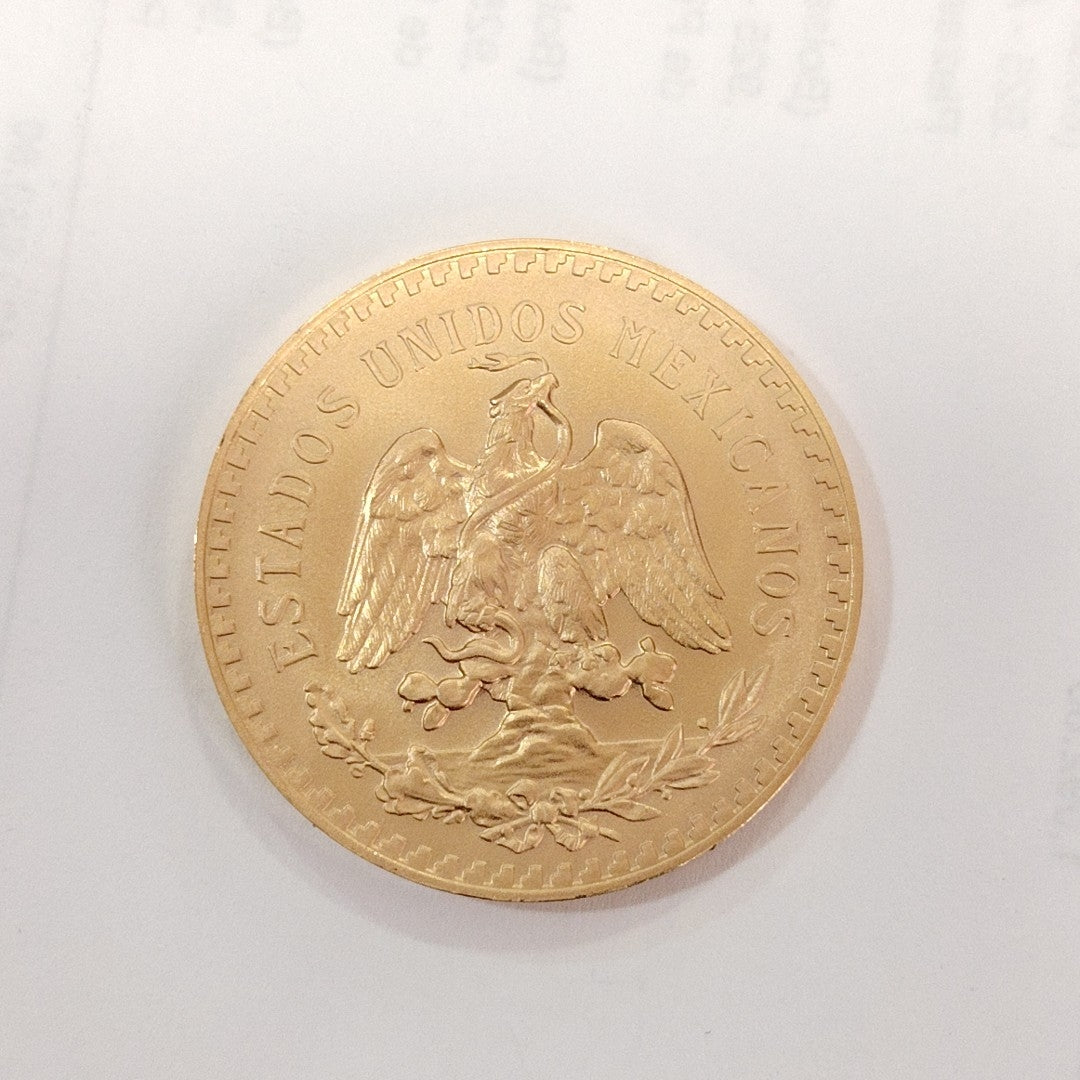 K1 41,60 GRMS 21 K IDENTIFICACIÓN MONEDA NOMINATIVA MONEDAS PESOS 50 PESOS (SEMINUEVO)