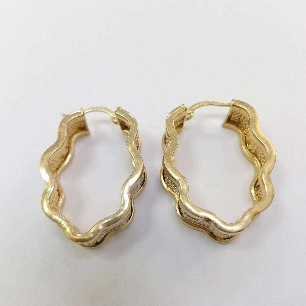 ARRACADAS PAR ORO 14 K 6,80 GRMS (SEMINUEVO)