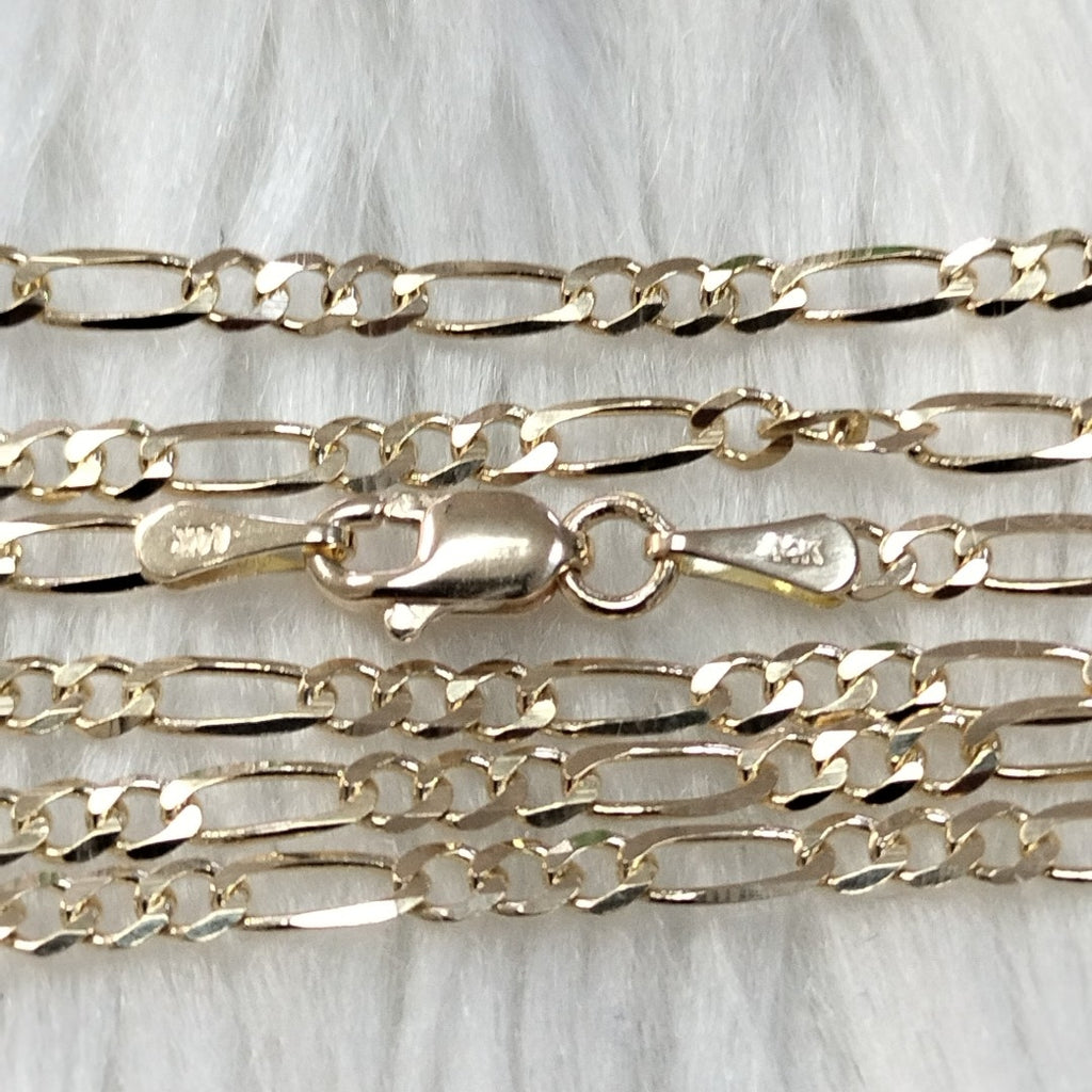 CADENAS 3X1 ORO 14K 55 CM 4.6 GR (NUEVO)