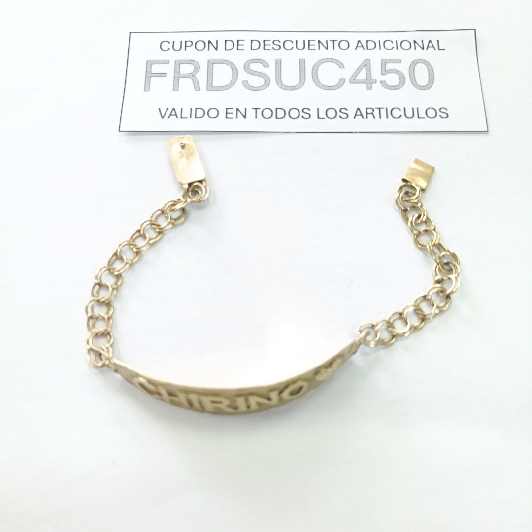 ESCLAVA ORO 10 K 5.8 GRMS (SEMINUEVO)