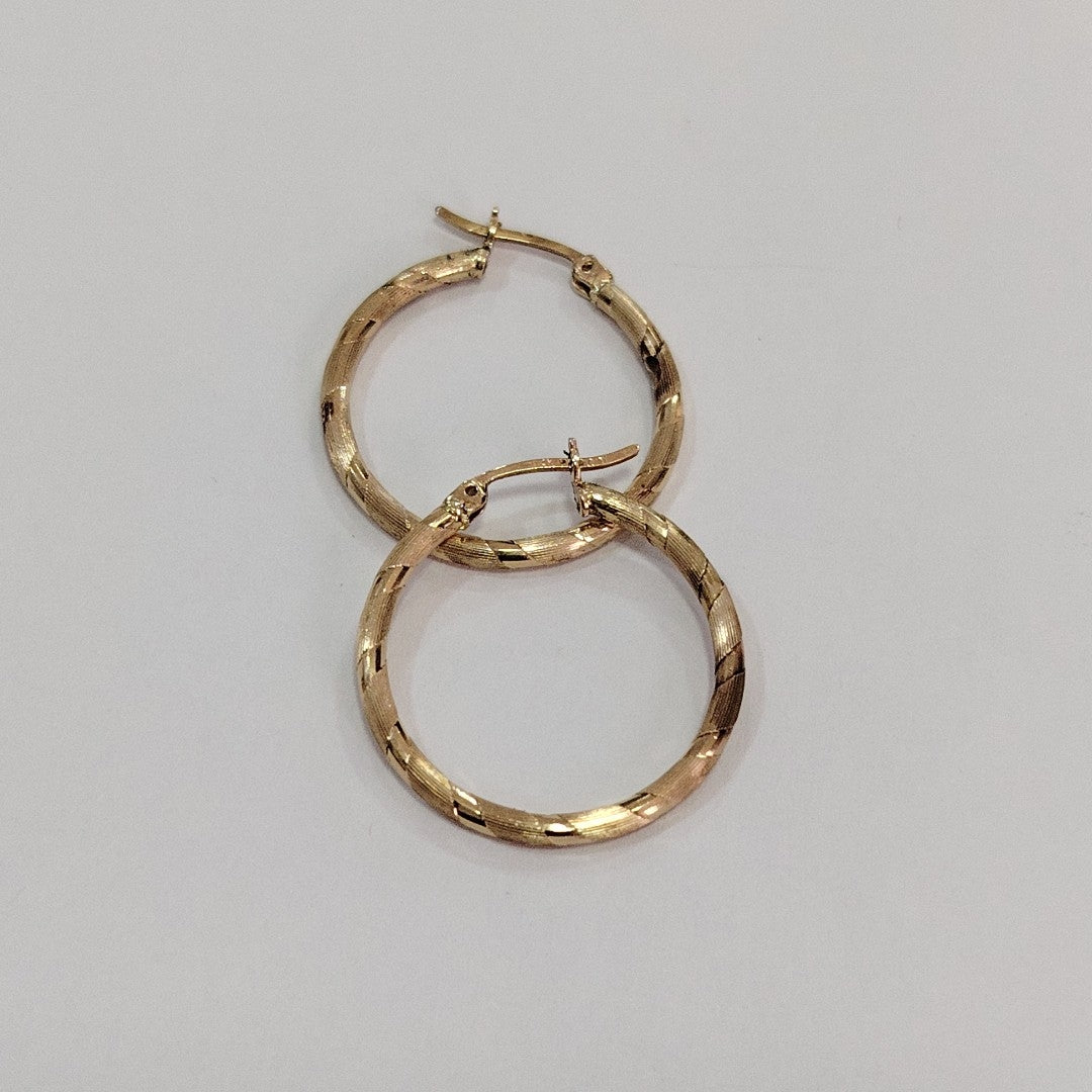 ARRACADAS PAR ORO 14 K 2,50 GRMS (SEMINUEVO)