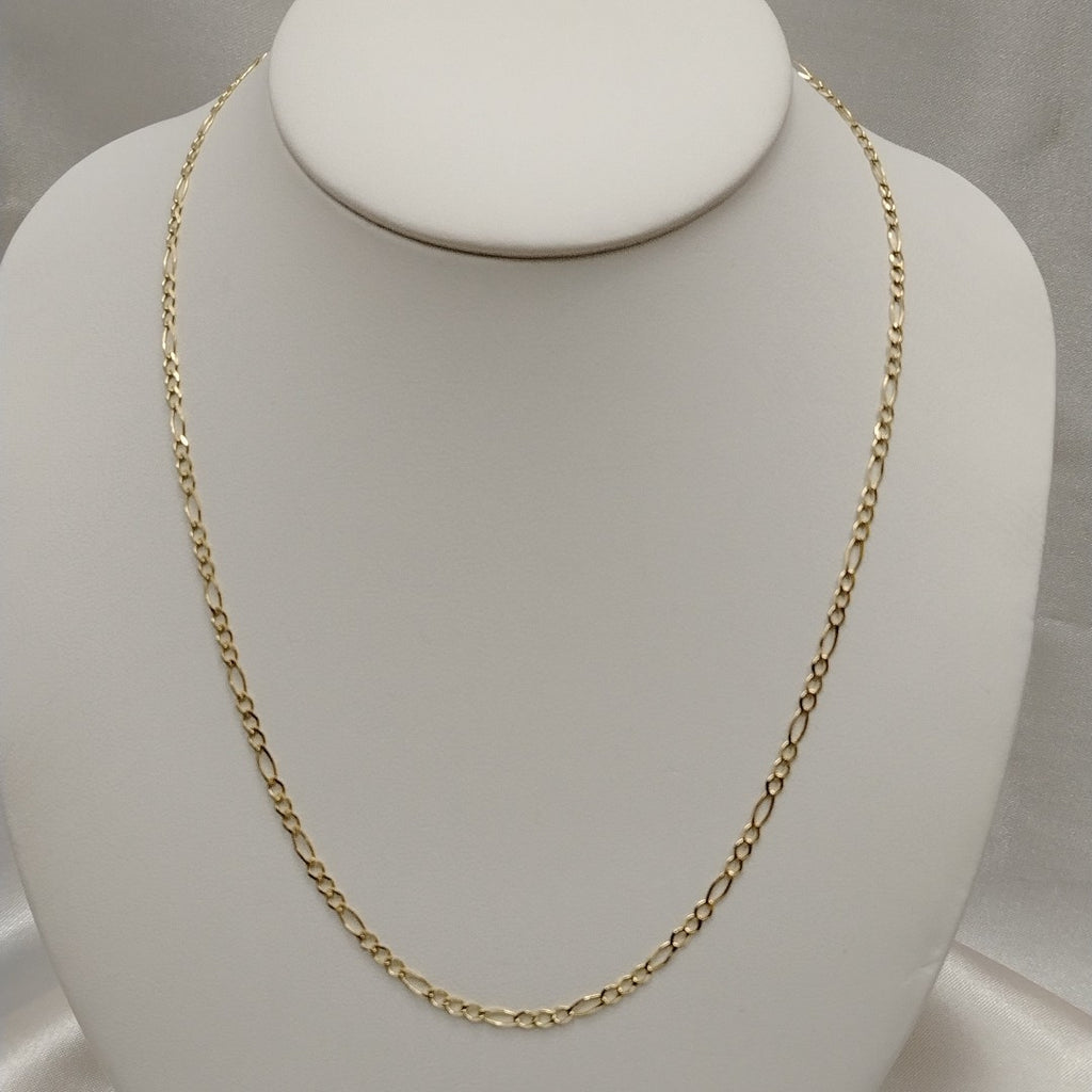 CADENAS TEJIDO 3X1 ORO 10K 50 CM 3.9 GR (NUEVO)