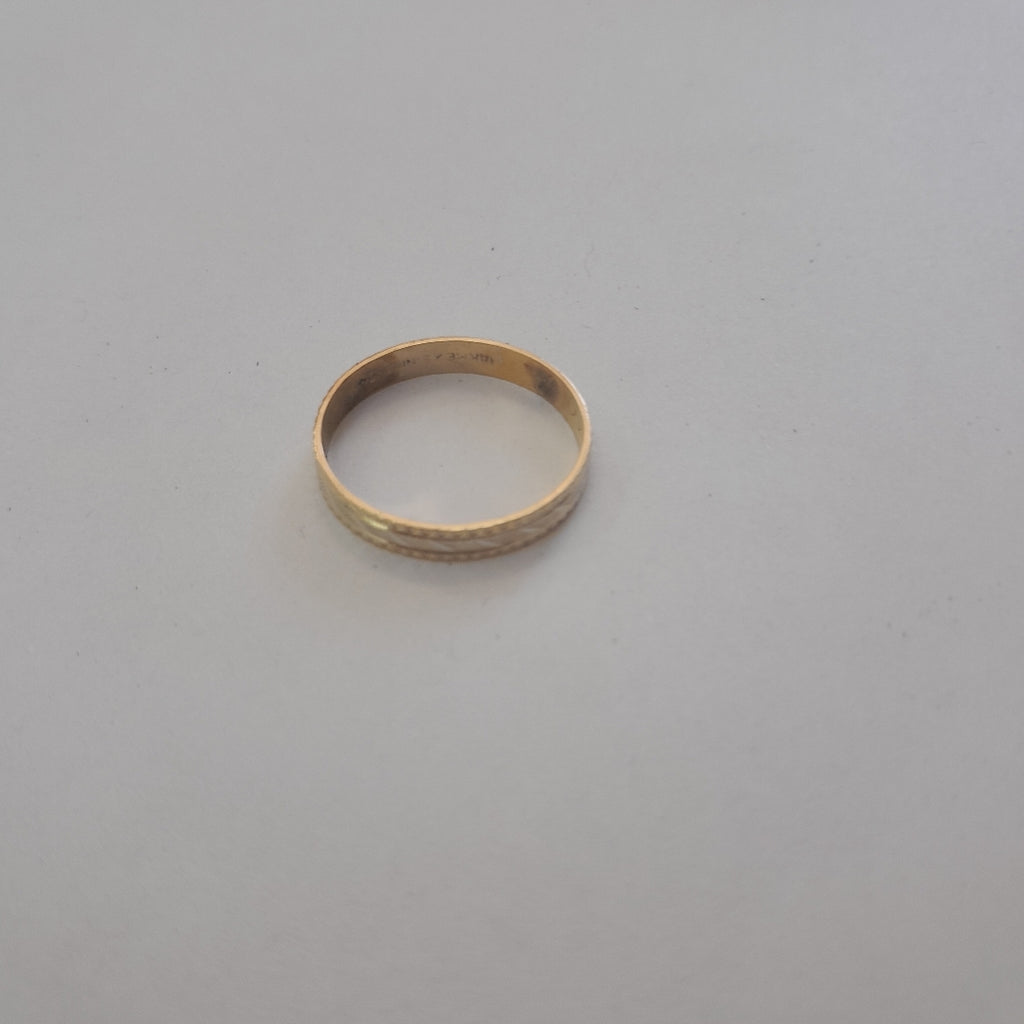 ARGOLLA ORO 14 K 1.4 GRMS (SEMINUEVO)