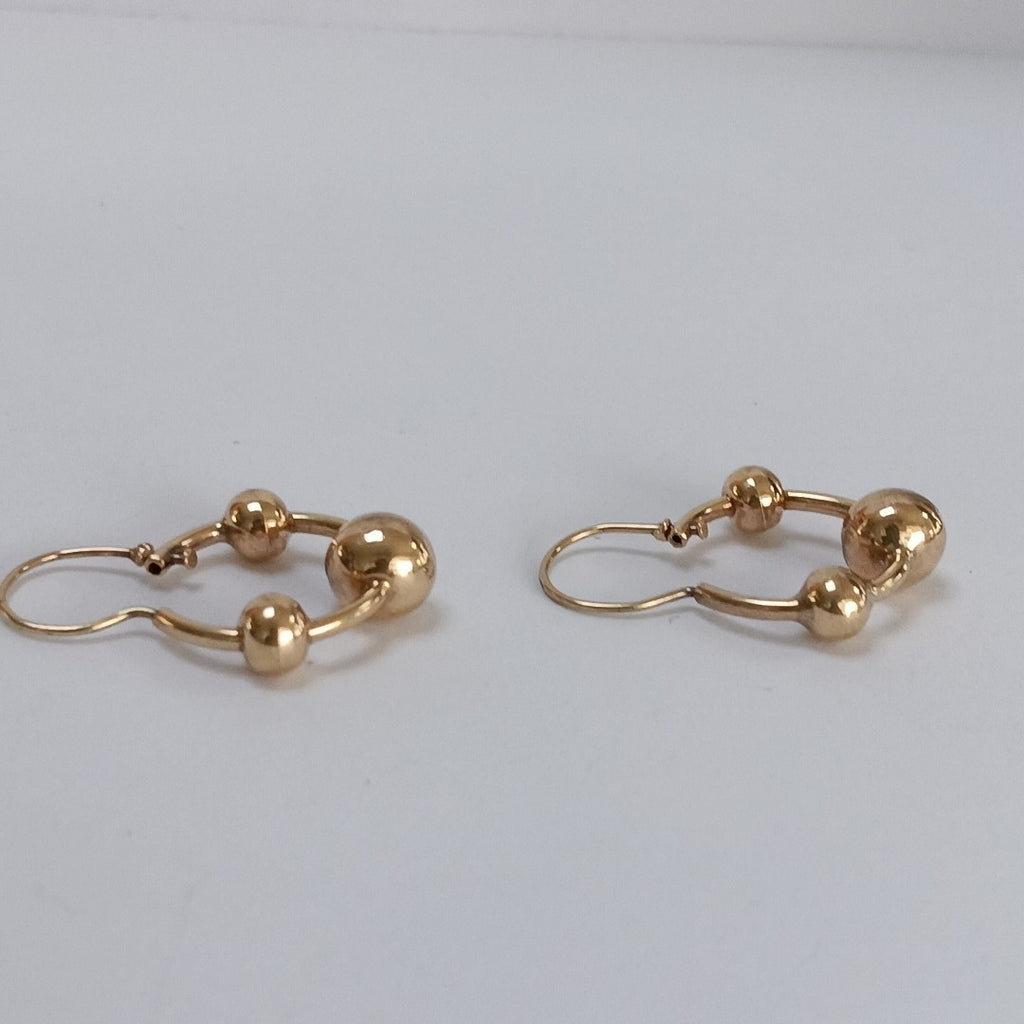 ARRACADAS PAR ORO 10 K 2.5 GRMS (SEMINUEVO)