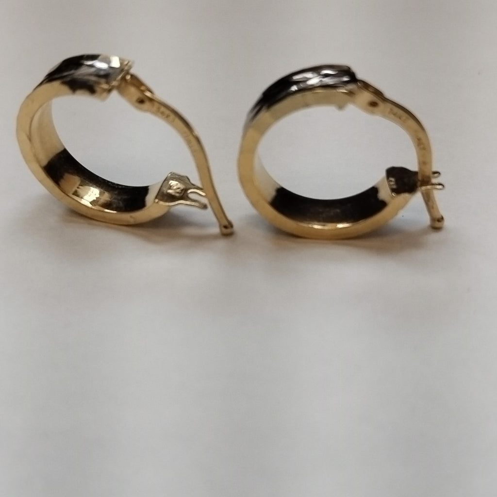 ARRACADAS PAR ORO 14 K 1.2 GRMS (SEMINUEVO)