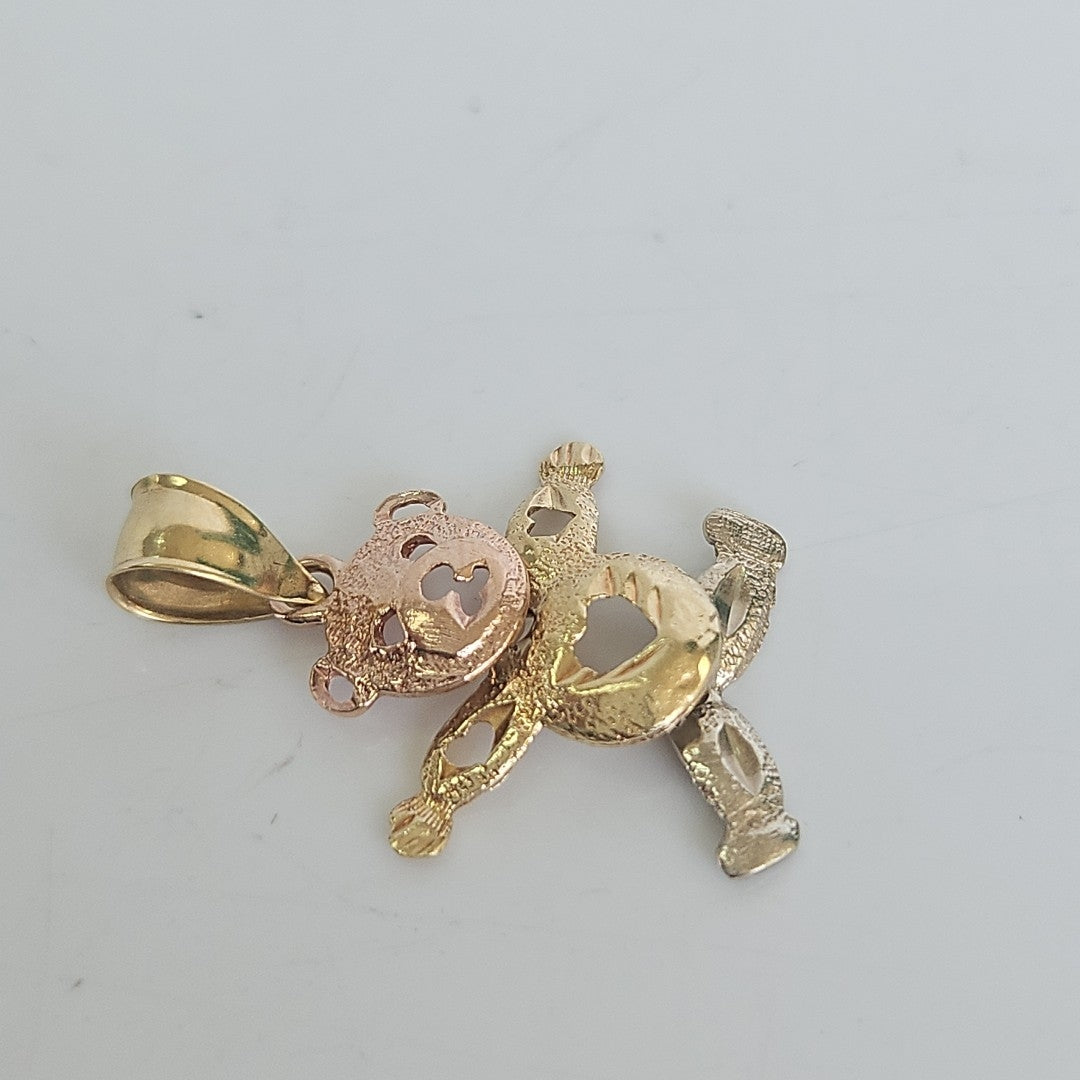 DIJE ORO COMBINADO 14 K 1,60 GRMS (SEMINUEVO)